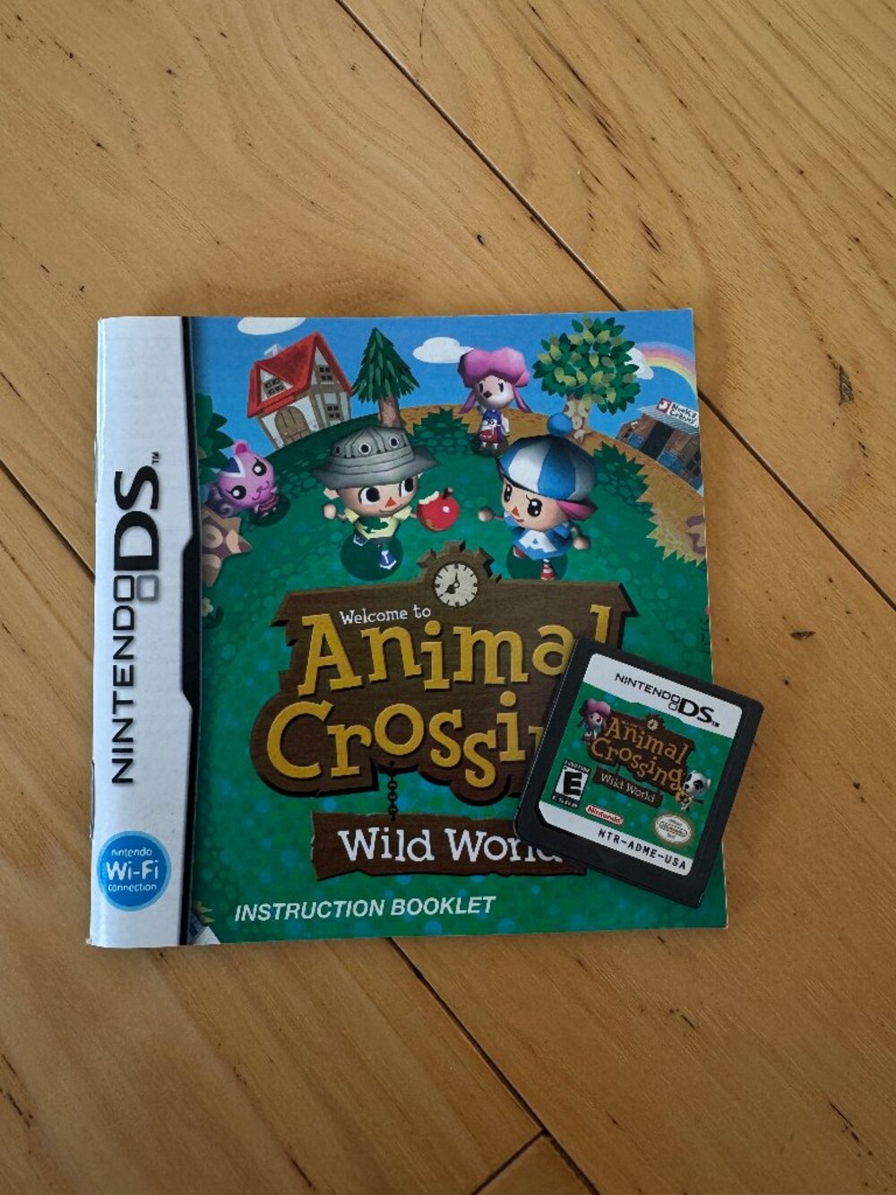 Animal Crossing Wild World Game Boy DS Nintendo with Manual